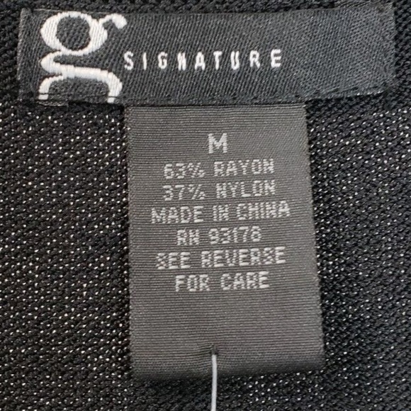 g signature woman open front blazer cardigan black - Picture 7 of 8